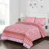 Figon Pink Bedsheet Set