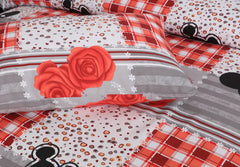 Slight Red Bedsheet Set