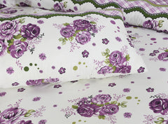 Elegance Purple Bedsheet Set