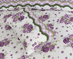 Elegance Purple Bedsheet Set
