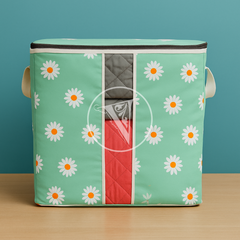 110 GSM Non-Woven Floral Storage Bag - Sea Green