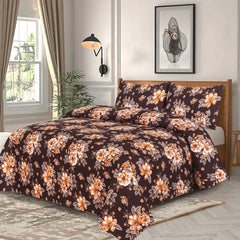 Daffodil Brown Bedsheet Set