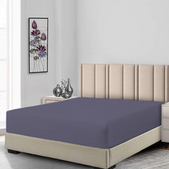 Terry Waterproof Mattress Protector-Grey King