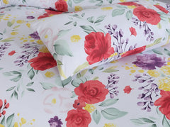 Margot Red Bedsheet Set