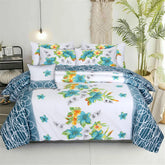 Zeehan - King Size Duvet Cover Set (7 Piece)