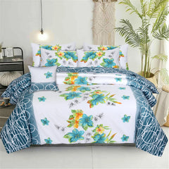 Zeehan - King Size Duvet Cover Set (7 Piece)