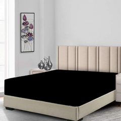 Terry Waterproof Mattress Protector-Black King