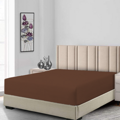 Terry Waterproof Mattress Protector-Brown King
