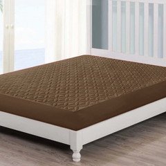 Copper Quilted Mattress Protector - king