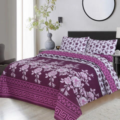 Dusky Purple Bedsheet Set