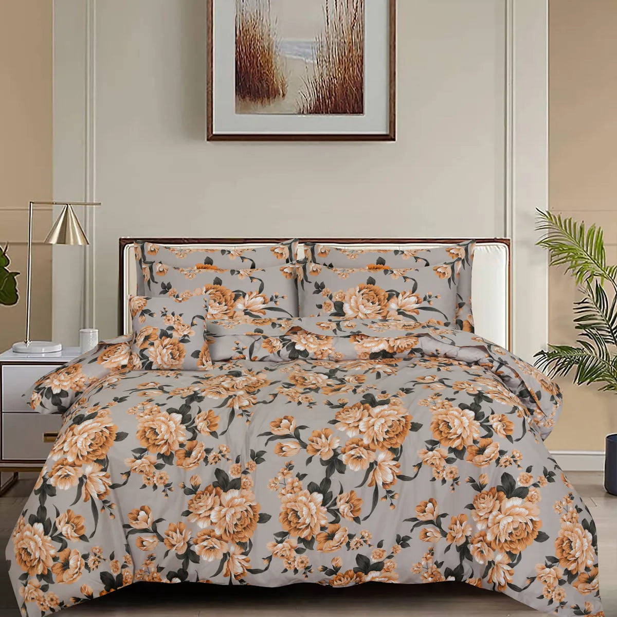 Shanaya - King Size Duvet Cover Set (7 Piece)