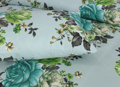 Blossom Mint Bedsheet Set