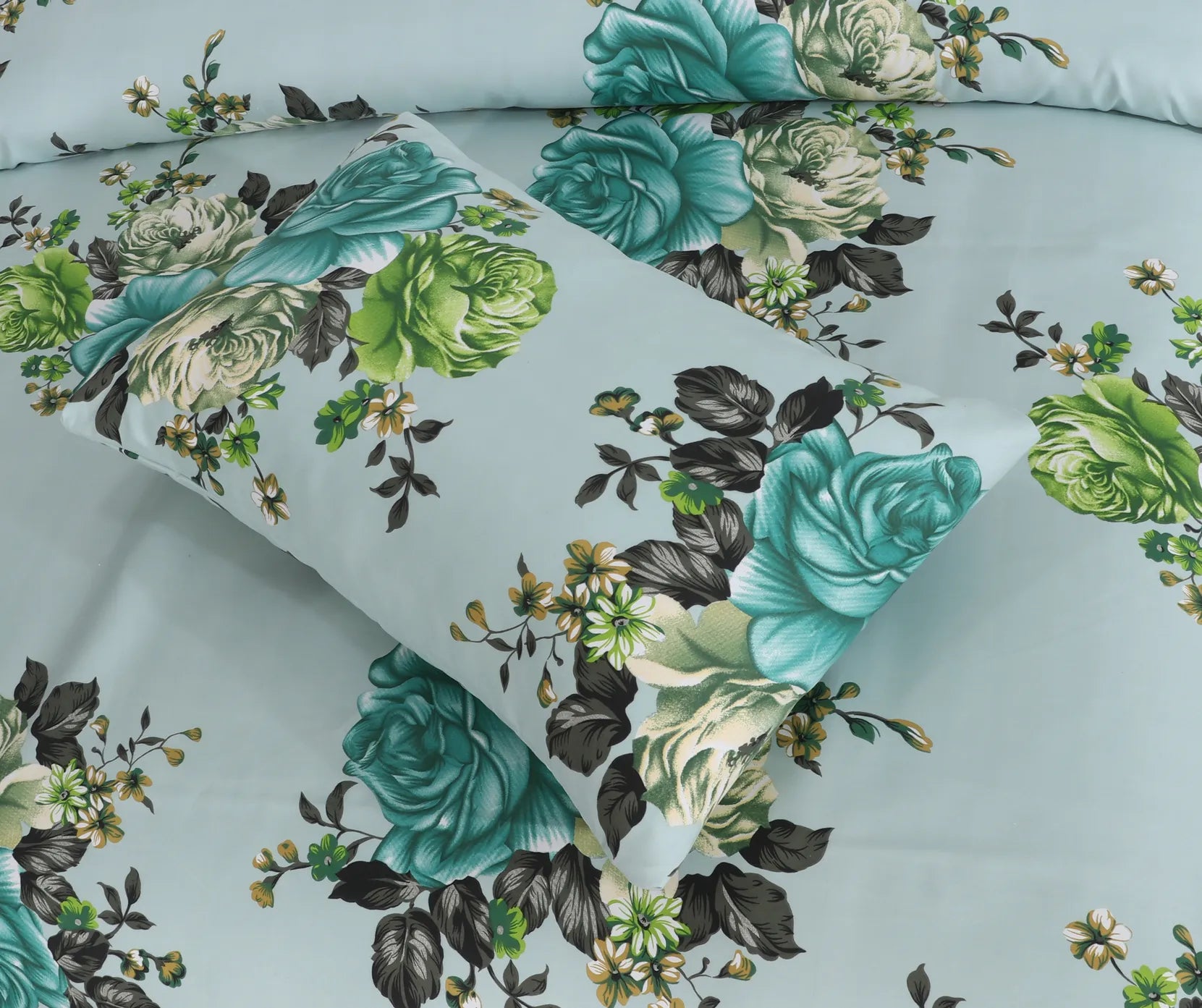 Blossom Mint Bedsheet Set