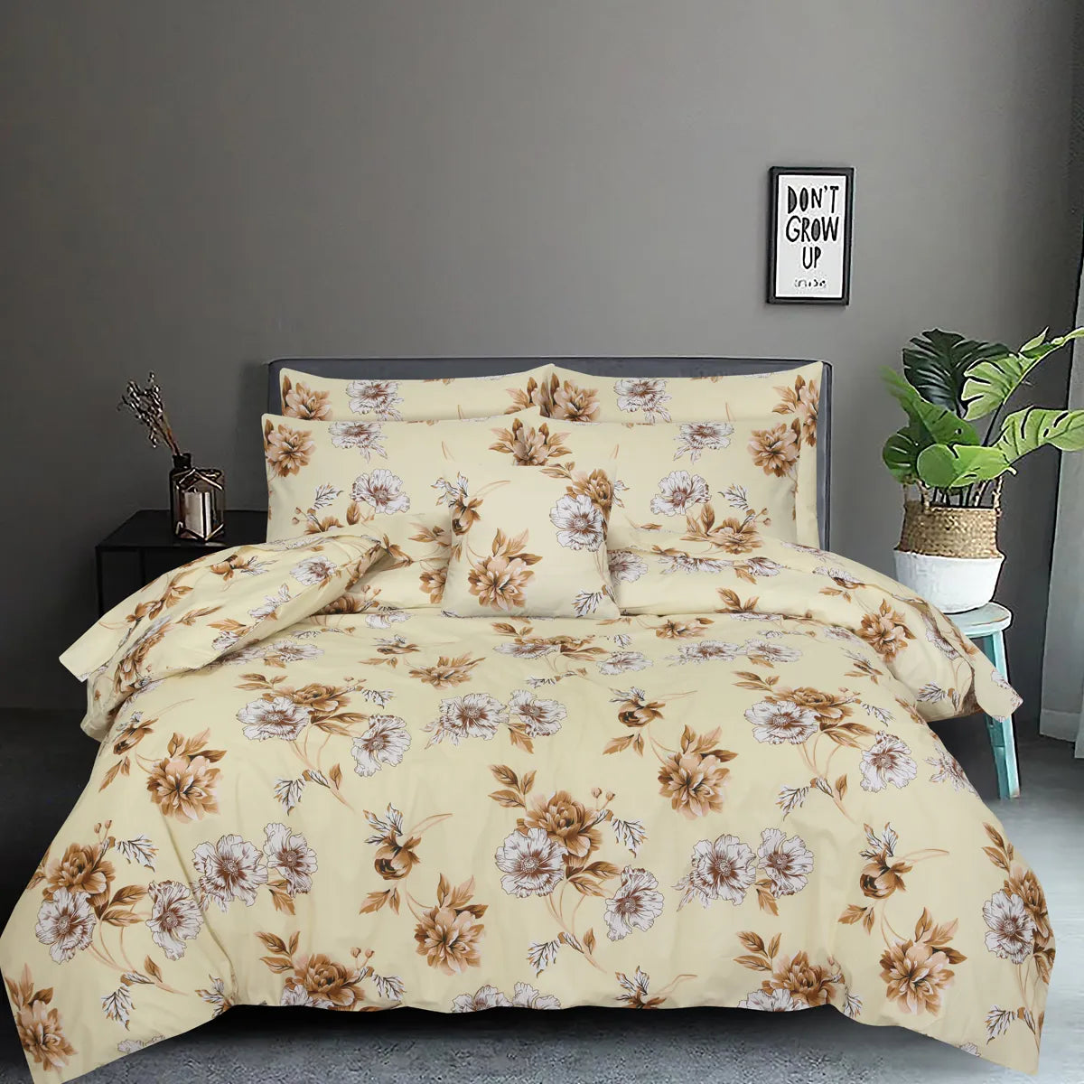 Baadal - King Size Duvet Cover Set (7 Piece)