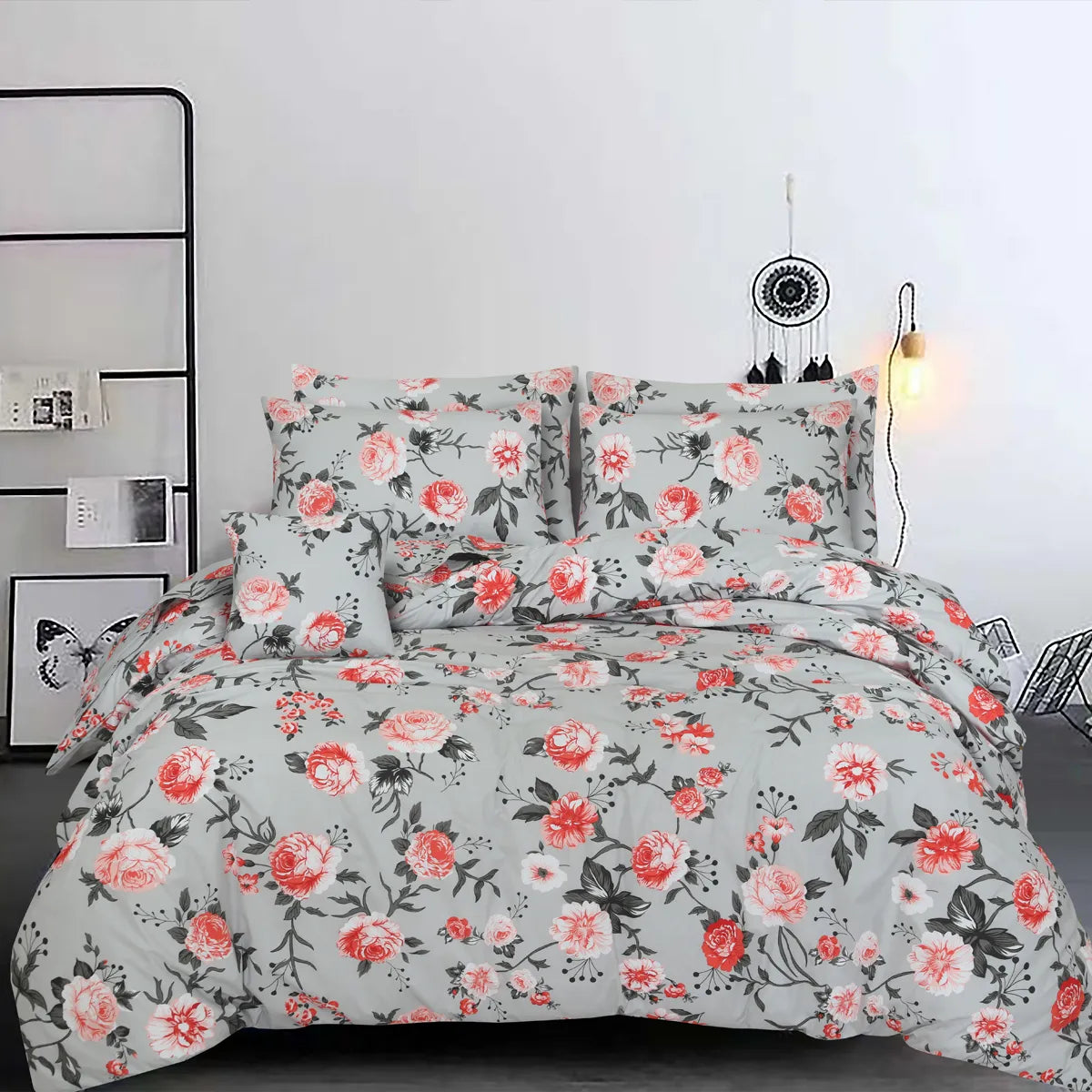 Nilofer - King Size Duvet Cover Set (7 Piece)