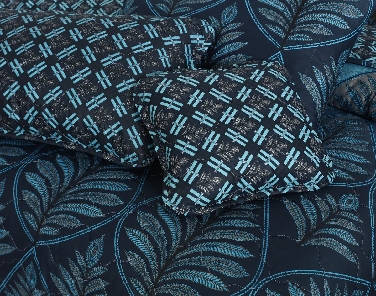 Dareecha - Comforter Set- 7 Pcs