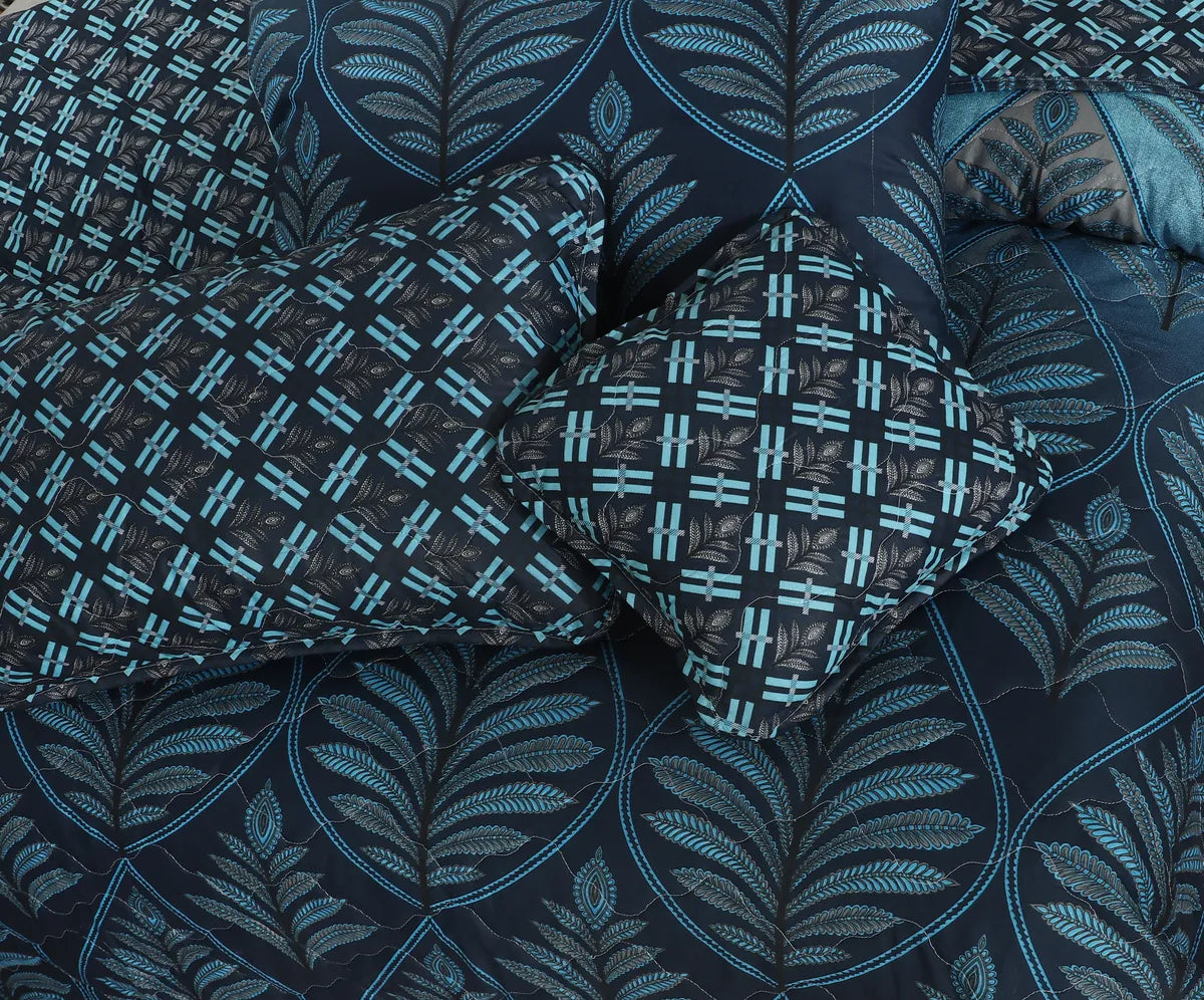 Dareecha - Comforter Set- 7 Pcs
