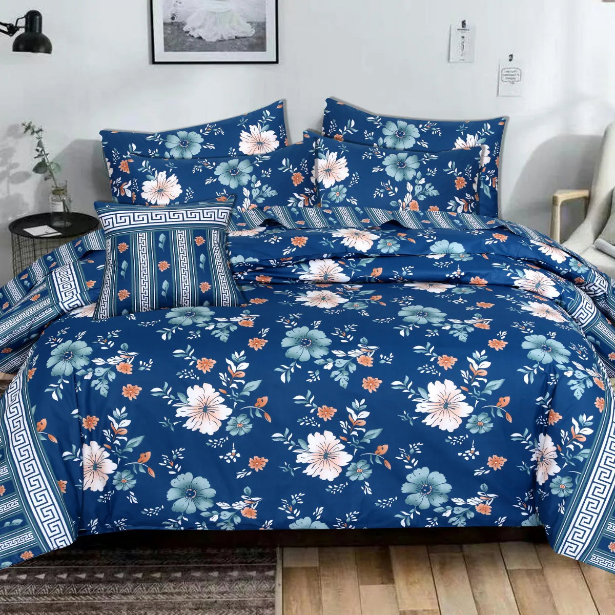 Eimaan - King Size Duvet Cover Set (7 Piece)