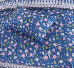 Figon Blue Bedsheet Set