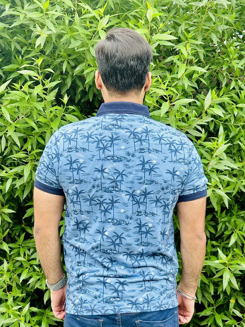 Palm Tree Polo Shirt