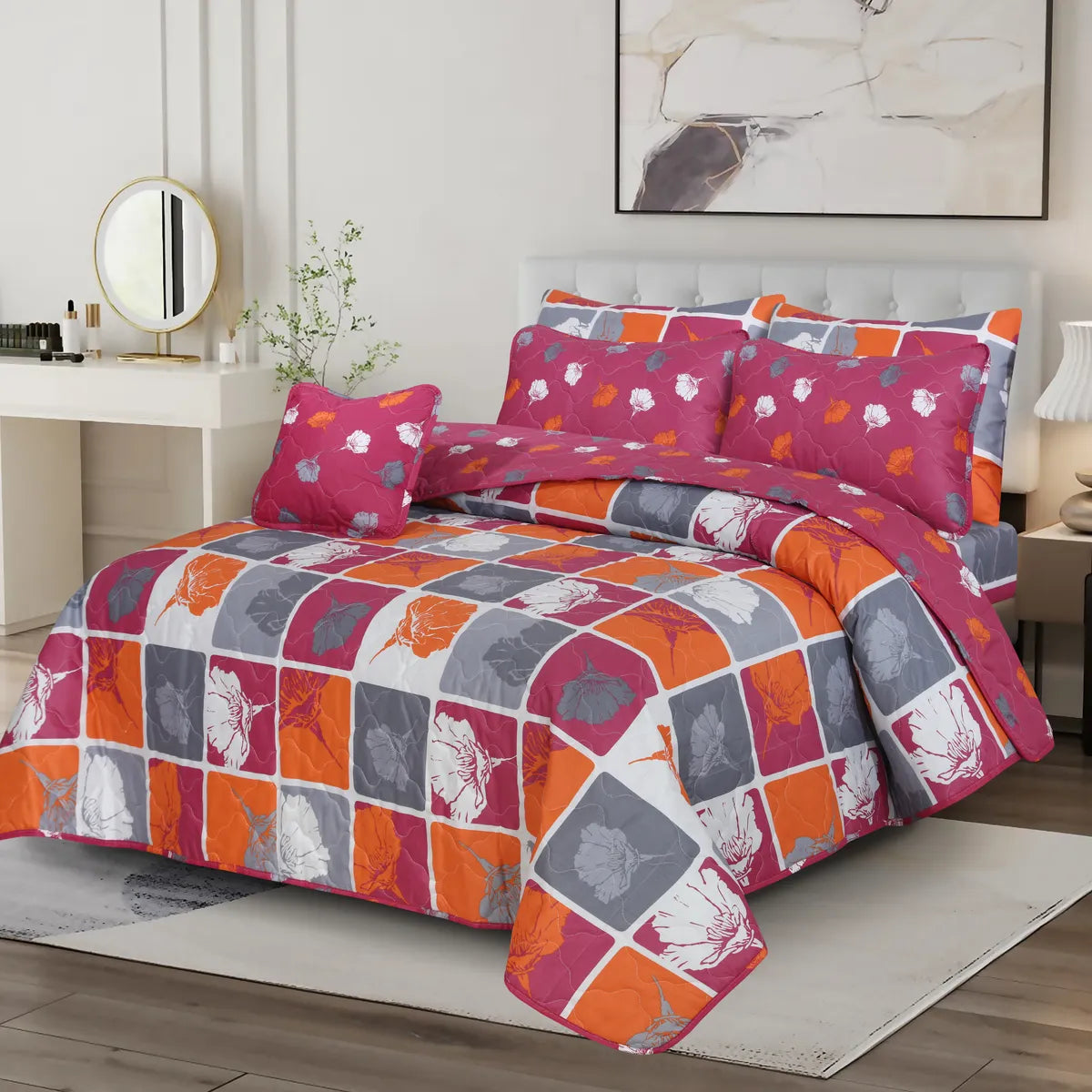 Khayaal - Comforter Set- 7 Pcs