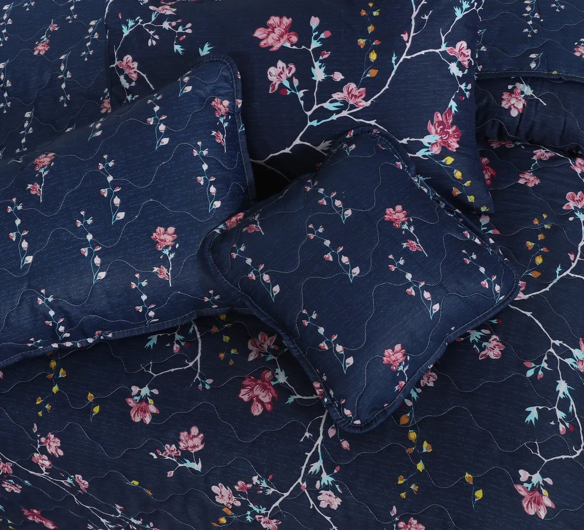 Mutmain - Comforter Set- 7 Pcs