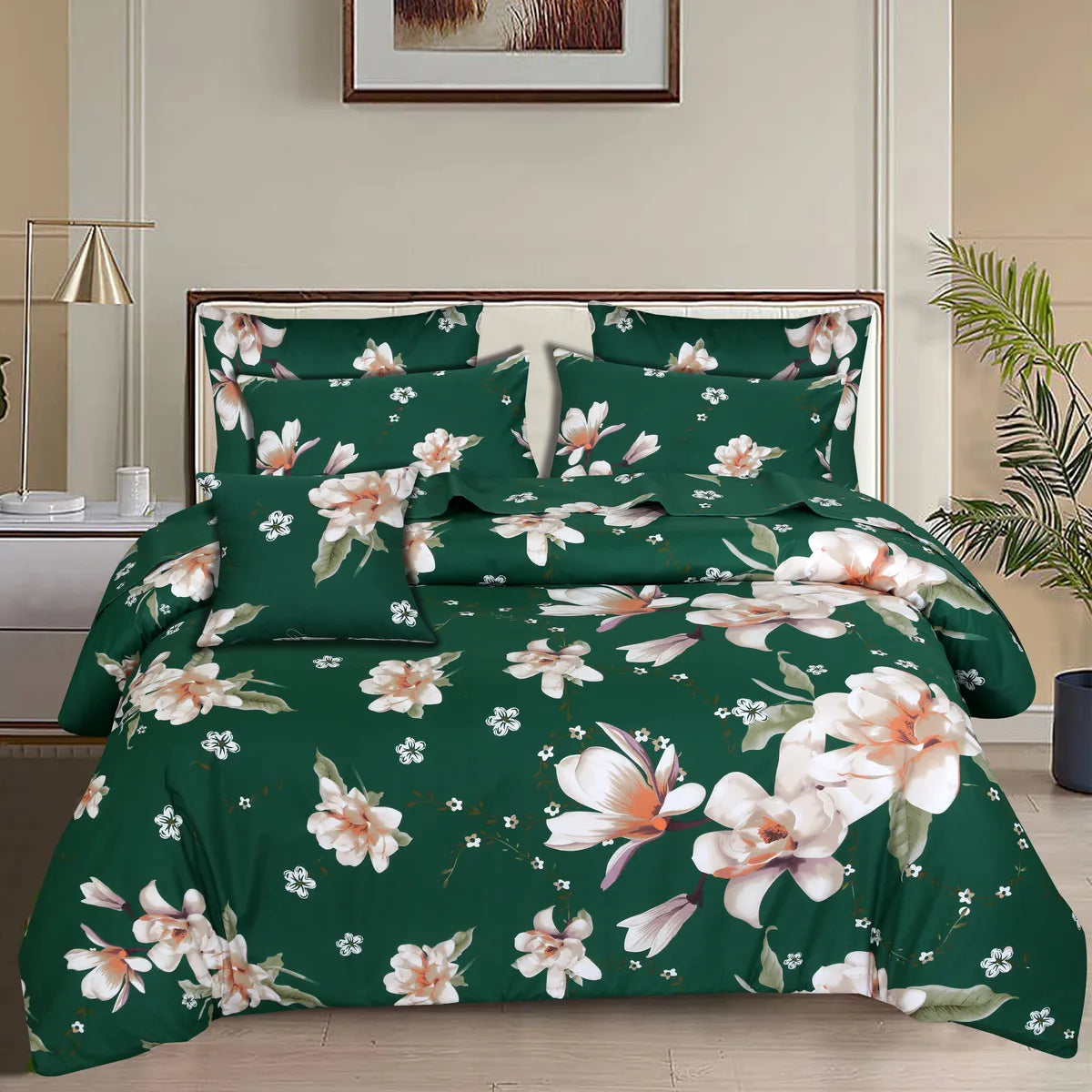 Raania - King Size Duvet Cover Set (7 Piece)