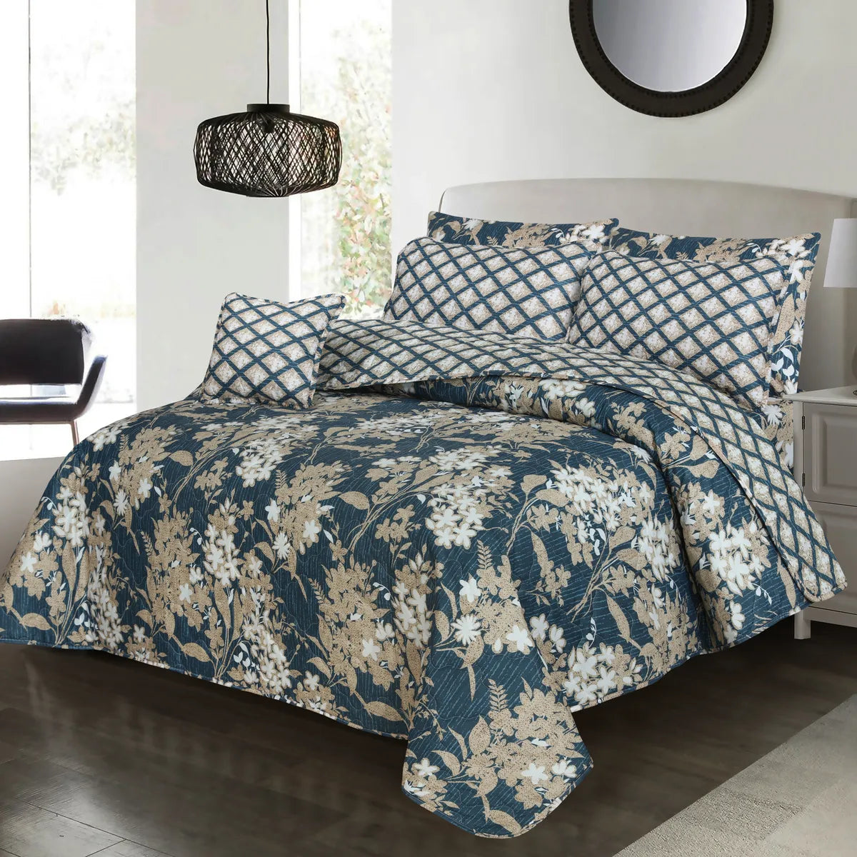 Sehr - Comforter Set- 7 Pcs