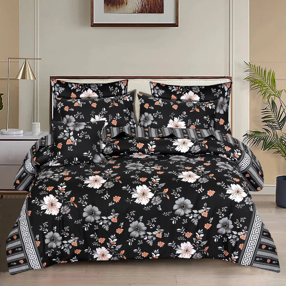 Zilaan - King Size Duvet Cover Set (7 Piece)